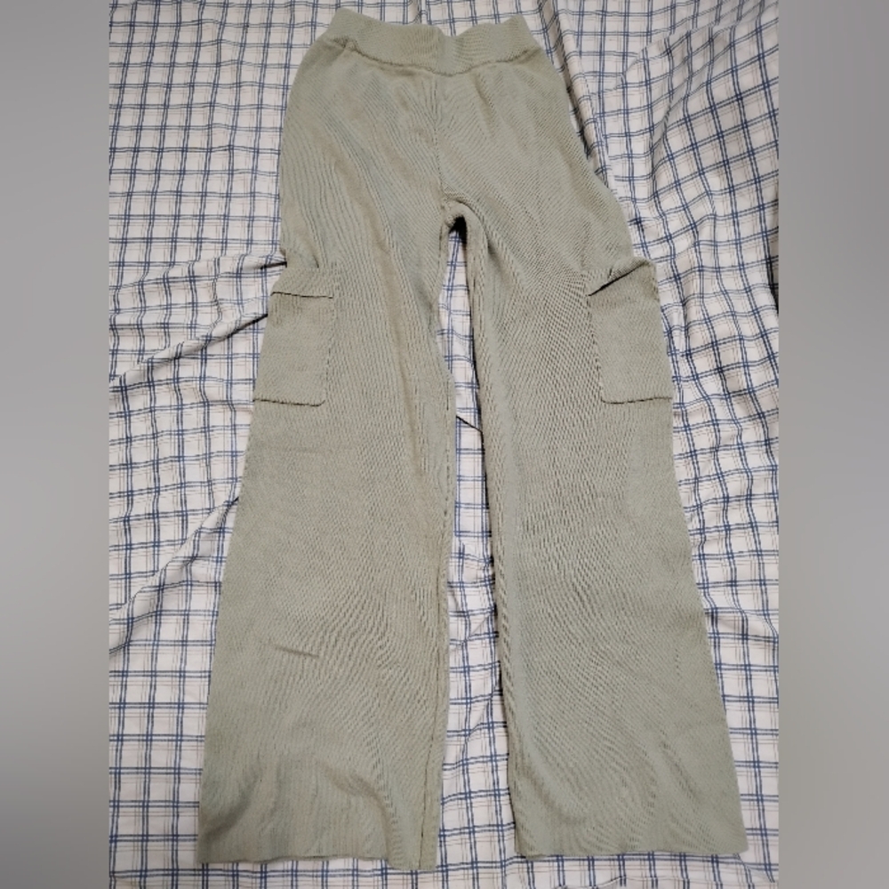 Sincerely Jules Cargo Pants in Light Green